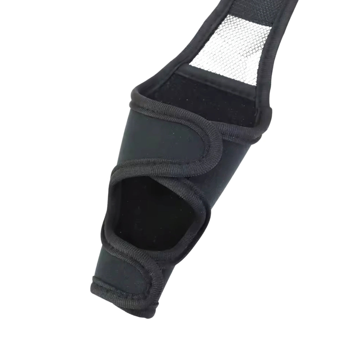 Dogs wearing the leg sleeve on walks